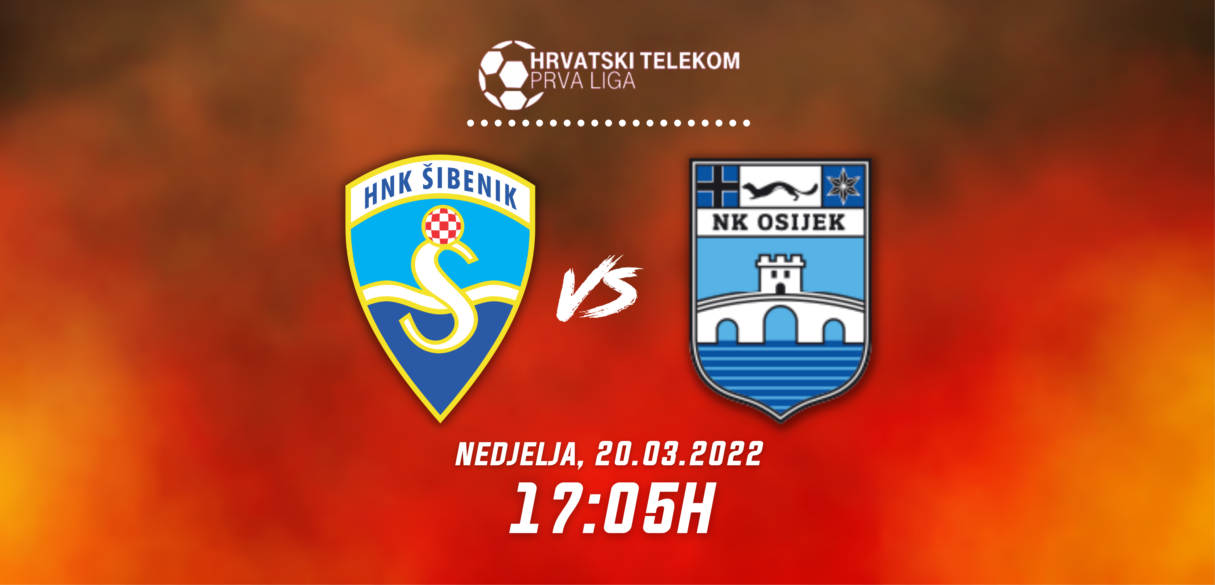 Prva Hrvatska Liga - Početne postave za susret NK Osijek - HNK Hajduk Split  (15:00)